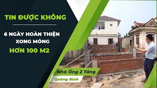 ĐỘT PHÁ Trong Thi Công Móng Nhà Ống 2 Tầng Mái Thái Tân Cổ Điển Hoàn Thành Chỉ Trong 6 Ngày [upl. by Colet390]