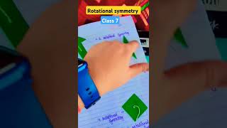 Rotational symmetry class 7 music maths mathsactivity kidsactivities activities learning [upl. by Dever]