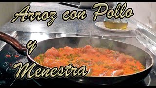 Receta de Arroz con Pollo y Menestra [upl. by Fruin421]