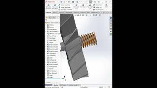 Impeller Design solidworks caddesigner jobsearch cadsoftware automobile [upl. by Stew398]