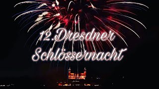 Feuerwerk zur 12 Dresdner Schlössernacht 160722 4K60Fps  PyroLights DE [upl. by Hett]