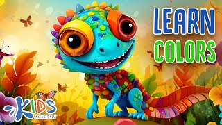 Colors Song  Learn Colors  Children Song  Nursery Rhymes  Kids Academy [upl. by Ihcekn]