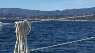 Sailing off Santa Barbara Seawind 1160 [upl. by Annadiane]