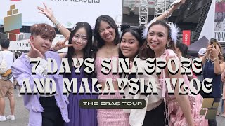 7 DAYS SINGAPORE AND MALAYSIA VLOG WITH SHERRY AND MICHELLE  TaylorSwift THE ERAS TOUR SINGAPORE [upl. by Notniuq]