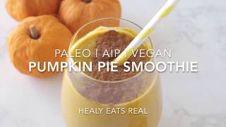 Easy Pumpkin Smoothie Paleo Vegan AIP [upl. by Fisher]