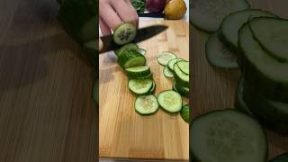 Cooking Cucumber Salad🥒 [upl. by Nikolos]