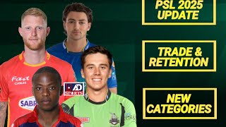 PSL 2025  Big update on PSL 10 trade and retention window  Ad sports [upl. by Emmeram]