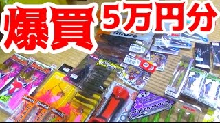 5万円分のルアーを爆買いした！！ [upl. by Ayotahs]