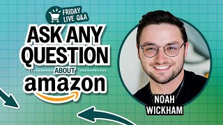 Amazon Seller Issues Solved LIVE SEO PPC and FBA Fees – Friday 12 PM EST [upl. by Eahsram]