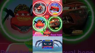 Mix  Mcqueen Easter 🆚 Spider Mcqueen 🆚 Bus Easter 🆚 Mcqueen Car  Tiles Hope gamplay shorts [upl. by Judus]