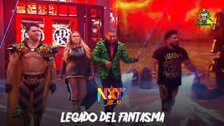 WWE Legado Del Fantasma Entrance  NXT 20 Oct 19 2021 [upl. by Aimak847]