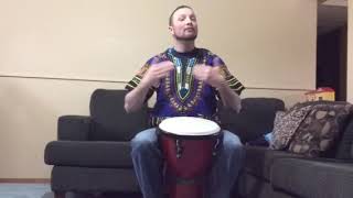 Djembe rhythms for Grasslands Chant and He Lives In You [upl. by Rafe]