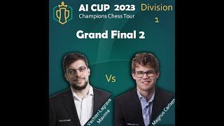 MVL vs Magnus Carlsen  Grand Final 2  AI Cup 2023  Game  2 [upl. by Inavoy919]