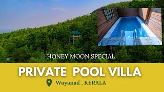 Private Pool villa in Wayanad  Honeymoon Cottage with Private pool  The Hive Resorts Wayanad [upl. by Akenal]