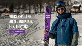 Volkl Revolt 86  an all mountain fun jibby ski [upl. by Niwrad]