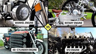 Every Engine in Motorcycles Explained  Wankel Radial Turbine and more Part  2 [upl. by Anual653]