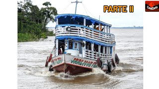 🔴 Ultrapassando Barco no Rio Amazonas  Almirante Pinheiro II VS Jarlison Filho I  Parte II [upl. by Yelsnia]