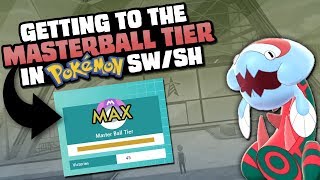 HOW EASILY CAN YOU GET TO MASTERBALL MAX RANK IN POKEMON SWORDSHIELDS BATTLE TOWER [upl. by Neomah]