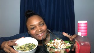 Zuppa Toscana Soup Mukbang  Olive Garden Copycat [upl. by Glantz]