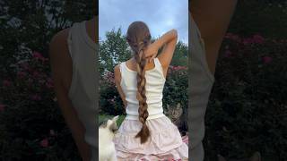 If you can’t do a french braid try this ➡️🤍✨ hairstyle hairhack [upl. by Knighton938]