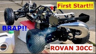 First Start of my Rovan 30CC 15 gas Buggy its first BRAP part 3 [upl. by Nnyrat]