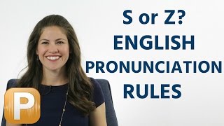 Is it S or Z American English Pronunciation Rules [upl. by Yantruoc]