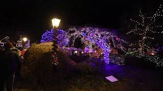 A Million lights at the Peddlers Village Christmas holiday celebration condensed version [upl. by Alcina195]