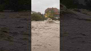 Katastrophales Hochwasser in Wilhelmsburg Niederösterreich unwetter hochwasserkatastrophe [upl. by Aled837]