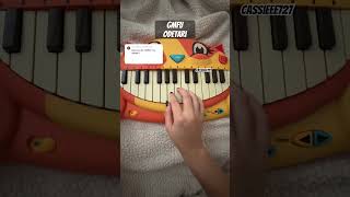 GMFU by Odetari but cat piano 👀🫣 odetari 6arelyhuman gmfu [upl. by Trenton]