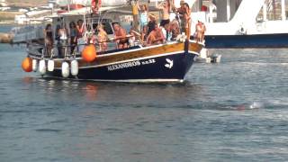 SWIMMING FROM PAROS TO ANTIPAROS [upl. by Athalia]