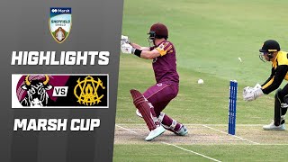 Queensland v Western Australia  Marsh OneDay Cup 202324 [upl. by Aiuqcaj]