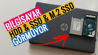 Bilgisayar Harddisk amp SSD amp M2 SSD Görmüyor  \u00100 Kesin Çözüm [upl. by Anaehr850]