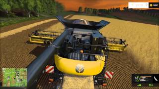 LS15 dreschen mit dem New Holland Agriculture CR 1090  Landwirtschafts Simulator 2015 [upl. by Remsen]