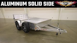 HampH Trailers Aluminum Wood Side Utility Features [upl. by Siro]