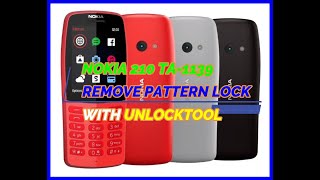 NOKIA 210 TA1139 REMOVE PATTERN LOCK WITH UNLOCKTOOL [upl. by Londoner251]