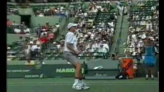 Lleyton Hewitt vs Andy Roddick Miami 2001  Quarterfinal [upl. by Roldan]