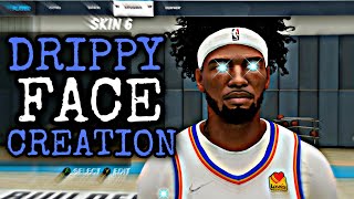 NEW BEST DRIPPY FACE CREATION NBA 2k22 NEXT GEN [upl. by Yebloc]