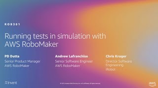 AWS reInvent 2019 REPEAT 1 Running tests in simulation with AWS RoboMaker ROB301R1 [upl. by Anadroj]