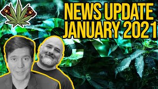 Federal Cannabis Legalization News  January 2021  Cannabis News Roundup [upl. by Fidel]