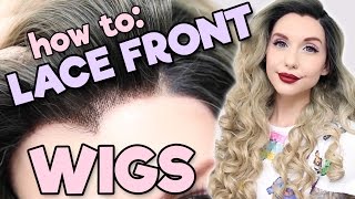 HOW TO LACE FRONT WIGS  Alexas Wig Series 6 [upl. by Madra241]