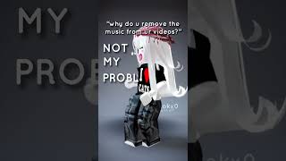 not my problem  shorts roblox robloxedit robloxtrend robloxshorts [upl. by Utas]