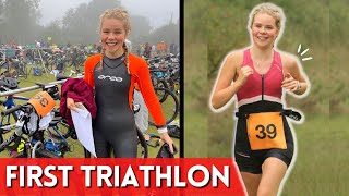 MY FIRST TRIATHLON  FROM BEGINNER TO SPRINT TRIATHLETE [upl. by Shue]