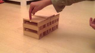 How to build a House with Kapla Blocks [upl. by Isiah]