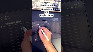 Notability vs Apple Notes on iPad Pro 11 M4 Which One Wins apple notability ipadpro notes [upl. by Niraa877]