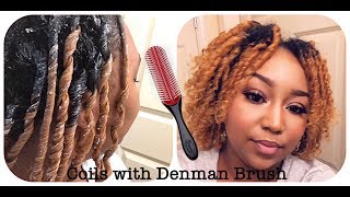 Coils using the denman brush [upl. by Estas]