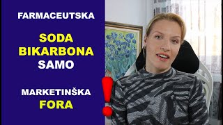 Farmaceutska SODA BIKARBONA samo marketinška fora dr Bojana Mandić [upl. by Magna]