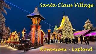 Best of Santa Claus Village at Arctic Circle Rovaniemi Lapland Finland Father Christmas compilation [upl. by Yemrots]