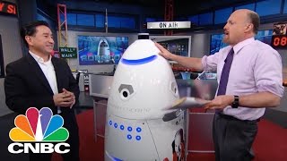 Knightscope CEO Security Automation  Mad Money  CNBC [upl. by Abbe]