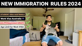 New Immigration Rules 2024 Australia  Big Update [upl. by Htinek726]