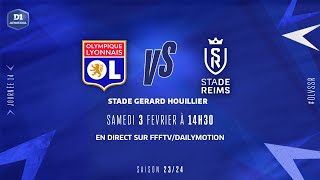 J14  Olympique Lyonnais – Stade de Reims 41 le résumé  D1 Arkema I FFF 20232024 [upl. by Alleinad]